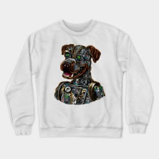 Cyborg Dog Crewneck Sweatshirt